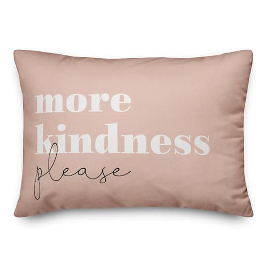 20" x 14" More Kindness Indoor/Outdoor Pillow